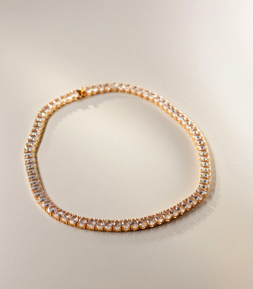 Colar de Pedras Banhada a Ouro - Gabi Jacinto